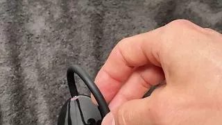 Chastity cage sounding electro shocking cheating huge cumshot