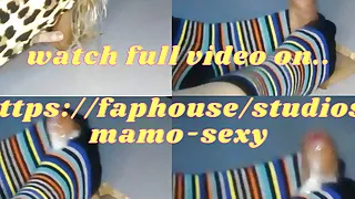 milking table and footjob with lots of milk