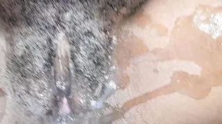 Sperm spilled in my body and in my pussy