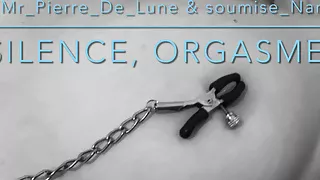 Silence, orgasm - I tease Nani til the orgasm, but she must be silent