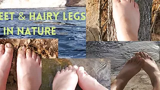 Body Worship - Big Feet Hairy Legs Outside