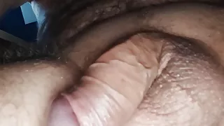 Outside wank at night