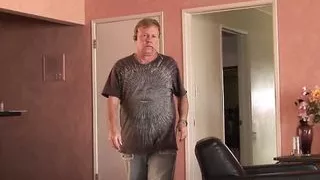 Big Booty Blonde – Desi gets a creampie from an old man