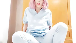 Sexy nurse wets pants! FULL VID ON FAPHOUSE!