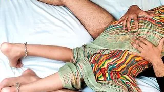 Indian desi bhabhi fucked hardcore by lover in bathroom standing doggystyle