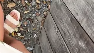 Slut walk and cumming!