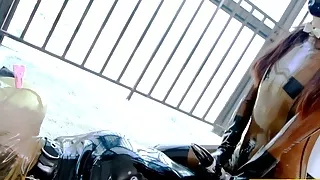 Fejira com – Latex lesbian orgasm with vacuum bag Part 2