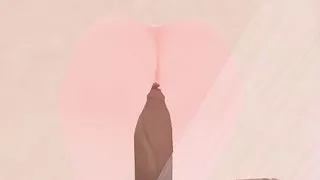 a young wife came into the shower to rub her husband's penis with her pussy