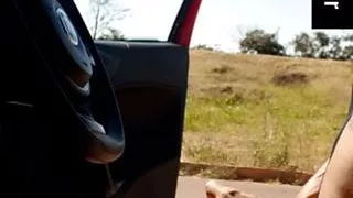 Big dick in the street