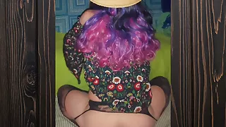 A sophisticated lady by day becomes a slutty little fox on the run at night