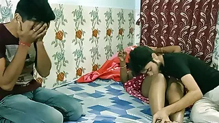 Indian hot wife – romance and fucking in front of unlucky husband! Hindi dirty audio