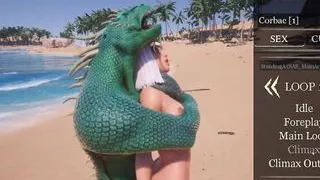 Futanari hentai fucked hard by Double cock monster – wild life gameplay