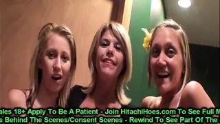 Don't Tell Doc I Cum On The Clock! Nurse Carissa Montgomery Sneaks Into Exam Room, Masturbates With Hitachi Magic Wand!!