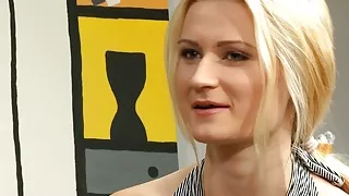 First casting couch fuck for a shy blond small town girl