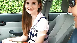 Pick Up Sex at its Best: Big Cock in Wet Tight Pussy, All Natural Big Tits, Hot Erasmus College Girl