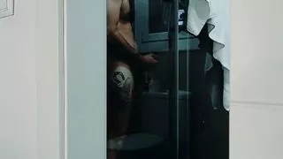 I spied on my roommate while he was taking a shower