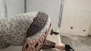 Mistress with big round forms has some her dirty tricks