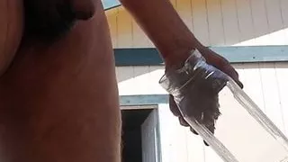 Grandpa has to drink pee