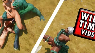 Alien Monster Fucks Wood Elves