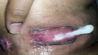 cheating on my cuckold hubby with a black friend – creampied so deep and gaping my pussy to drip out all the cum