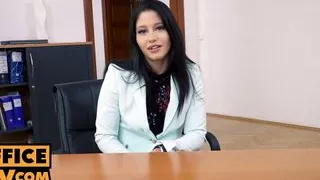 POV - Hungarian beauty Emily Brix will fuck for a green card