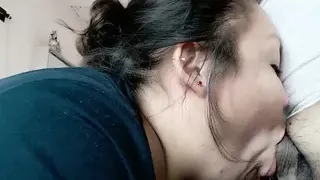 sucking a thick cock