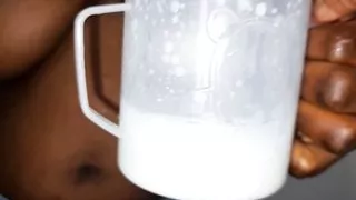 Come, drink milk from the glass, my baby