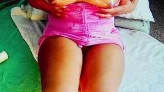 Oiling & Spitting on My Perky Tits - Lana Taylor