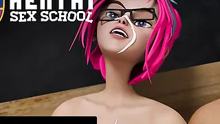 MILF Hentai Teacher Begs For Big Dick Student's Load!