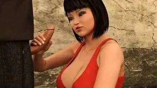 Lily Of The Valley: Married Wife Is Sucking Cock In Public Toilet - Ep 27