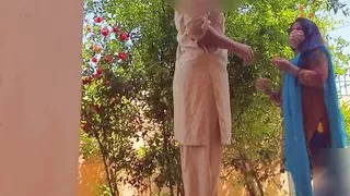 Indian teen stepsister fucked by her stepbrother in a park