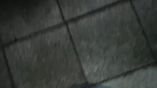 Sperma am Abend auf dem Balkon