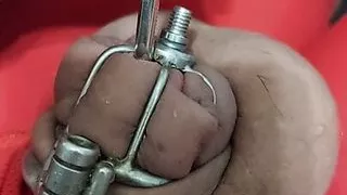 Deep Double Sounding on locked cock