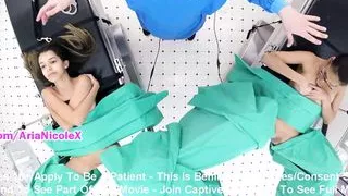 Stepsisters Aria Nicole, Angel Santana Are Taken By Strangers In The Night For The Strange Sexual Pleasures Of Doctor T