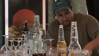 Milf with piercings fucked him with her big tits