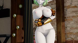 Hot fat elf fucked dirty in a hotel with a random guy