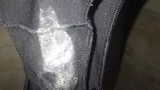 Nice and creamy and she left a full flow of discharge on her panties