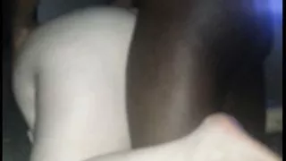 Friend's Sister Throwing her Plump Chubby Booty on my BBC (Cropped slo-mo)