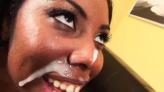 Candice Von has her ebony skin and she fucks her doctor