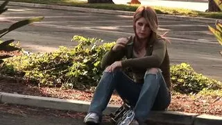 Zwei hübsche Transen Amy Daly und Joanna Jet ficken den Hintern