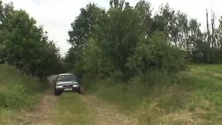 Old granny in outdoor threesome fuck