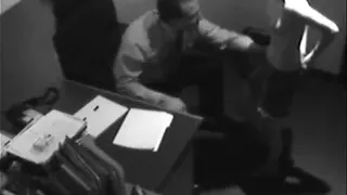 Blonde Secretary blows her boss’s big dick