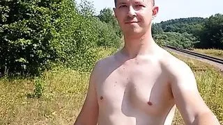 Walking naked in nature