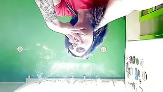 Smoking fetish from Dominatrix Nika.