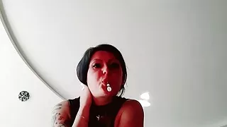 Spit and nylon pantyhose feet for you.