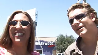 Busty milf gets picked up for a hard tit fuck