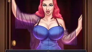 Summertime Saga: Horny Cougar MILF Invites A Pizza Delivery Guy For Fucking – Ep196