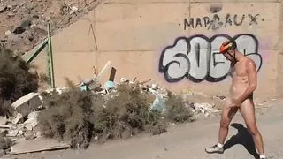 2. We go for a bike ride, we get caught while jerking off