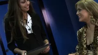 Pussy licking lesbians in lingerie playing with each other