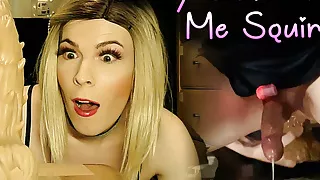 Crazy Spikey Dildo Makes me Squirt – Hands Free Orgasm